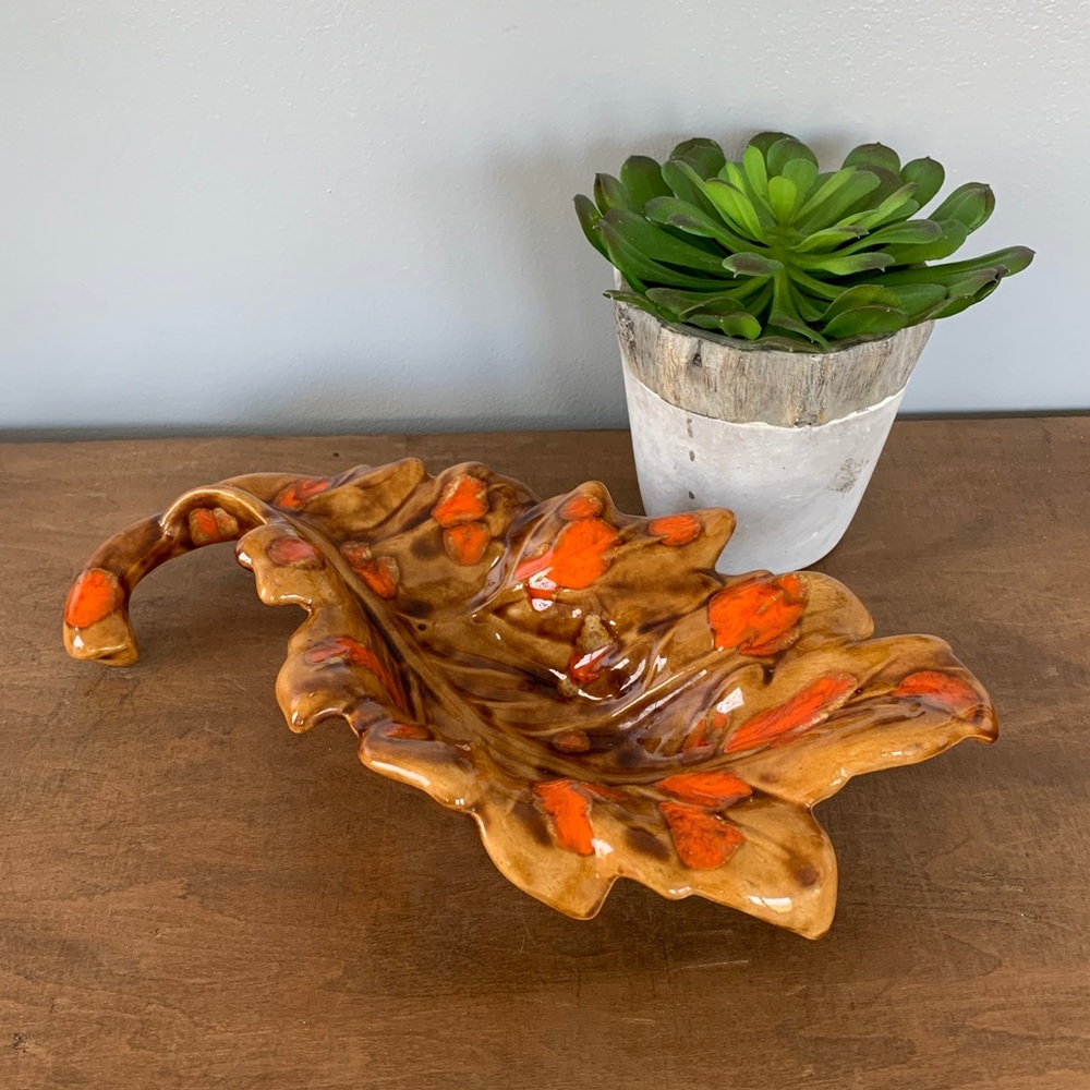 Mid century psychedelic ceramic Astray Bowl Dish
